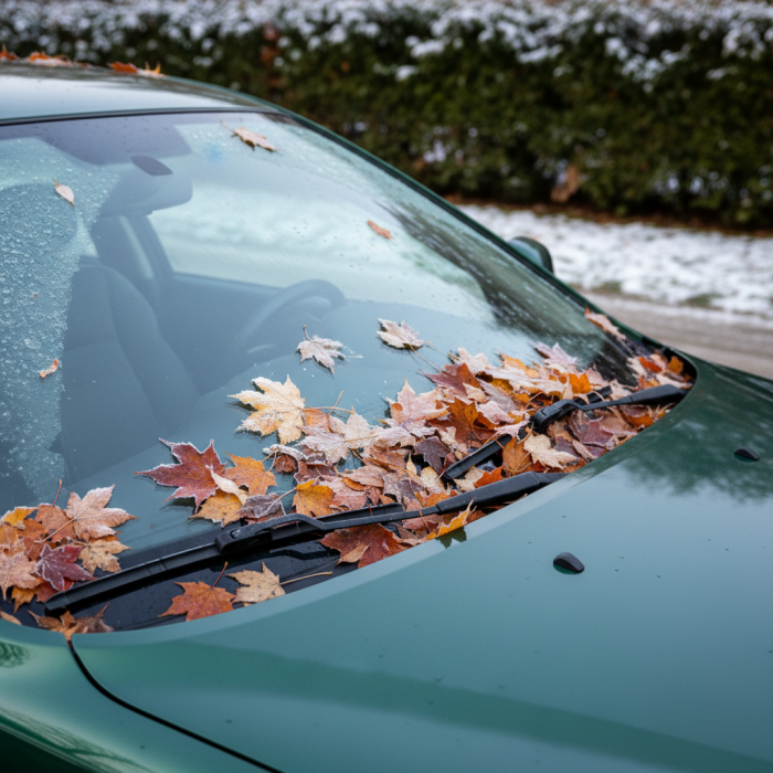 Autowäsche im Herbst und Winter