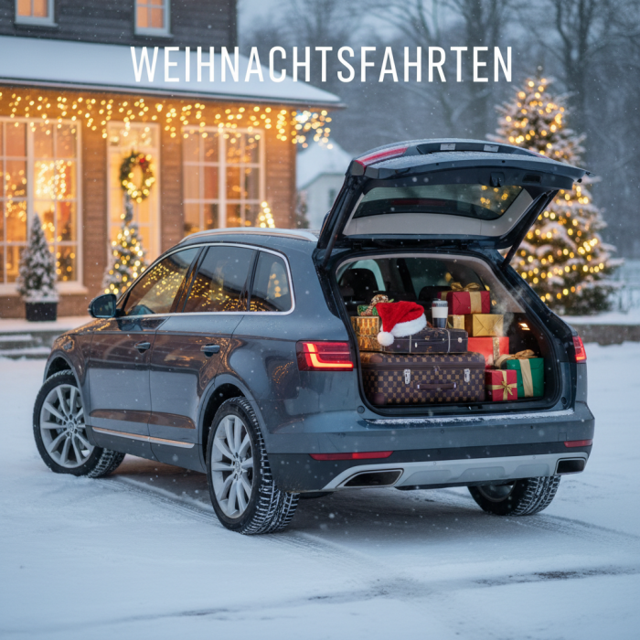 So wird dein Auto bereit für lange Weihnachtsfahrten